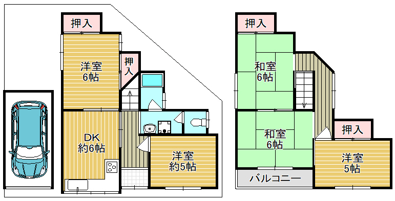 東大阪市六万寺町中古一戸建て／オーナーチェンジ物件