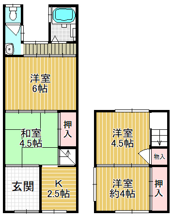 東大阪市中古テラスハウス